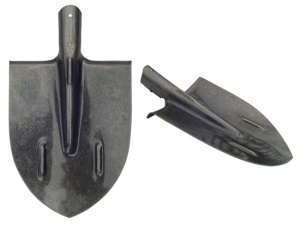 Лопата штыковая с ребрами жесткости (эмаль) толщина 1,5 мм (Павлово)